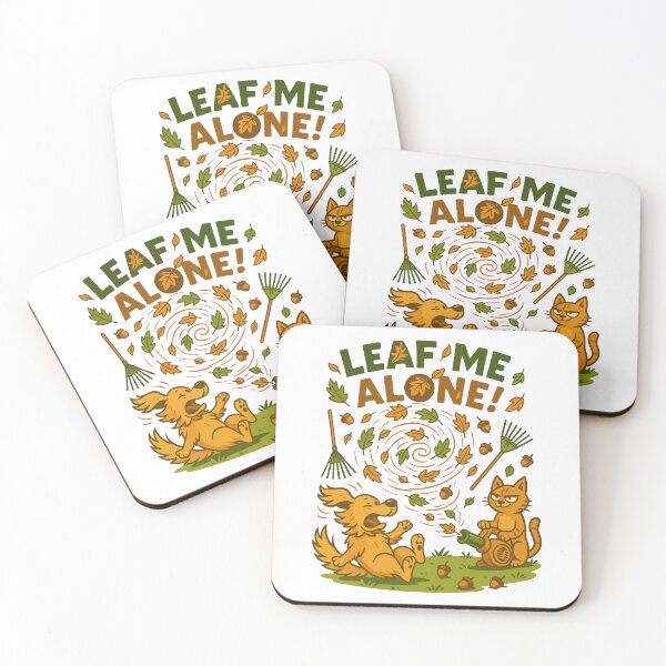 Item preview, Leaf Me Alone: Autumn Pet designed and sold by WildlifeInc.