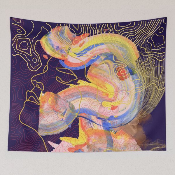 Item preview, Abstract Portrait Lost in Translation  designed and sold by ArtemeliaDesign.