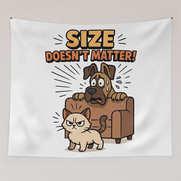 Item preview, Size Doesn’t Matter: Cat Boss Art designed and sold by WildlifeInc.