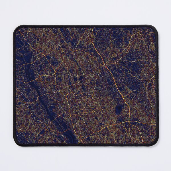Item preview, Saitama, Japan Map - City At Night designed and sold by deMAP.