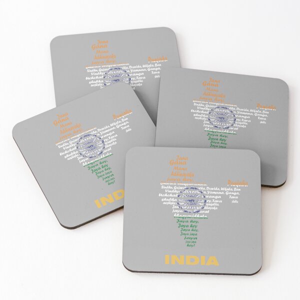Item preview, "India Flag Map – Patriotic Tricolour Design with Ashoka Chakra" designed and sold by JR78.