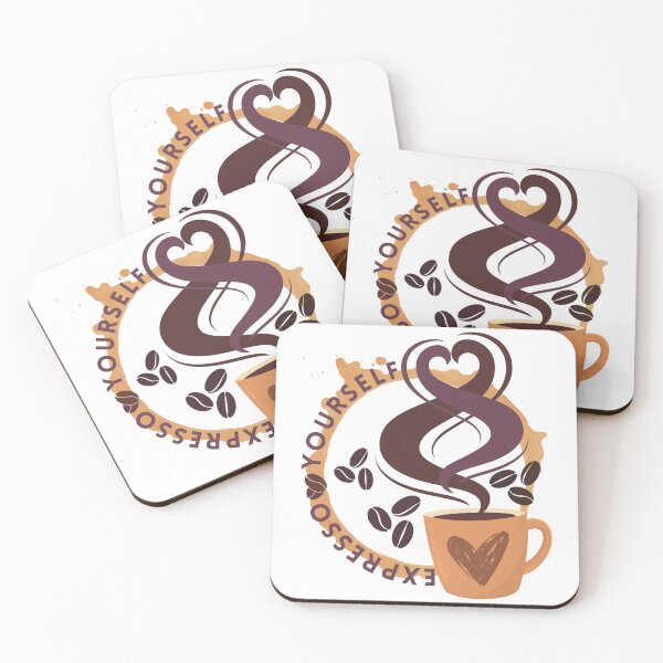 Item preview, Expresso Yourself — Cute Coffee Pun Design designed and sold by CanvasCoreArt.