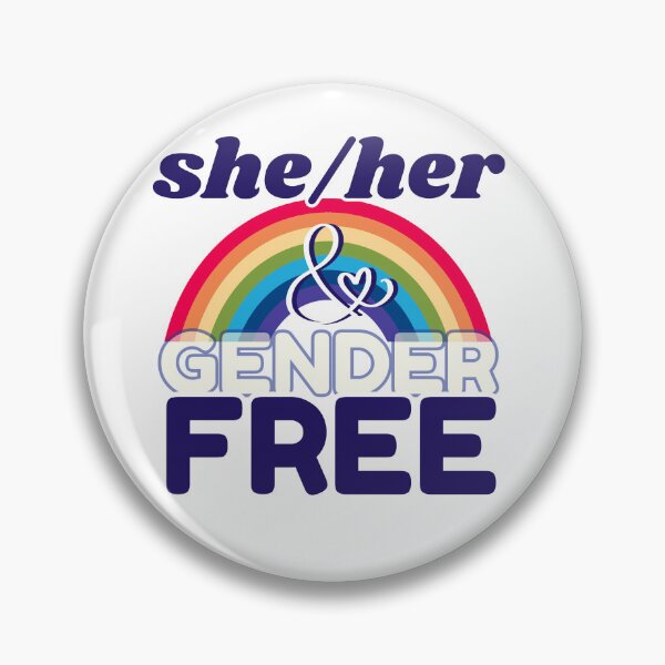 Item preview, She/Her & Genderfree designed and sold by MaeBeKind.