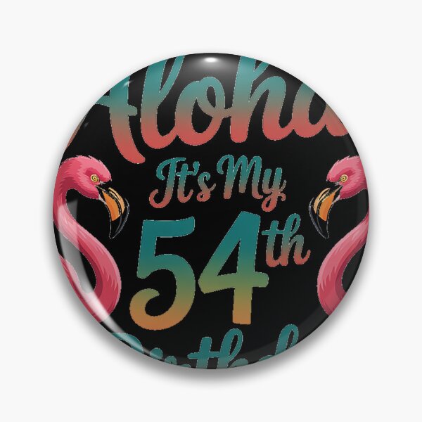 Item preview, Aloha 54th Birthday Flamingo Hawaii 54 Years Old designed and sold by MAKOPOKOShop.