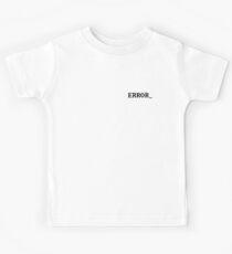 ERROR_ logo Kids Tee