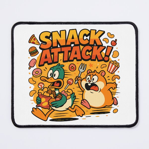 Item preview, Snack Attack Funny Food Chase designed and sold by WildlifeInc.