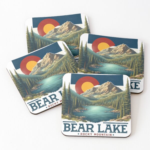 Item preview, Bear Lake Rocky Mountain designed and sold by vectcd.