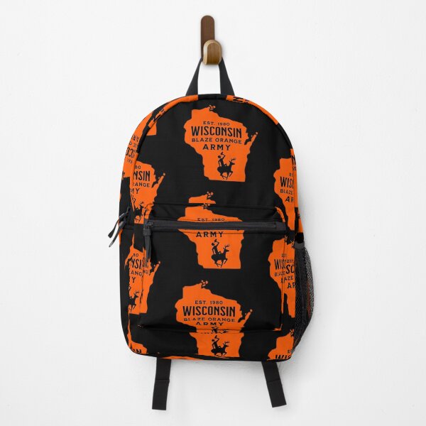 Item preview, Blaze orange army WI designed and sold by CampGoForBeer.
