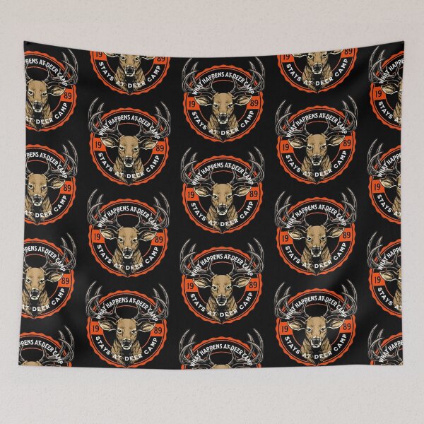 Item preview, Stays at deer camp designed and sold by CampGoForBeer.
