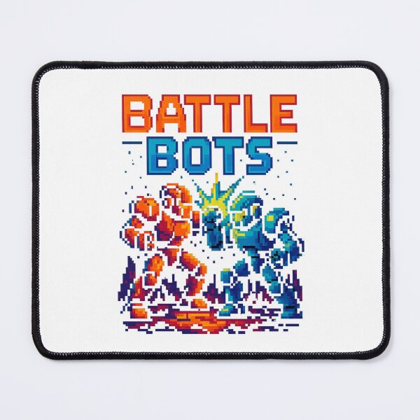 Item preview, Battle Bots - Retro Pixel Robot Showdown designed and sold by Emocean-Designs.