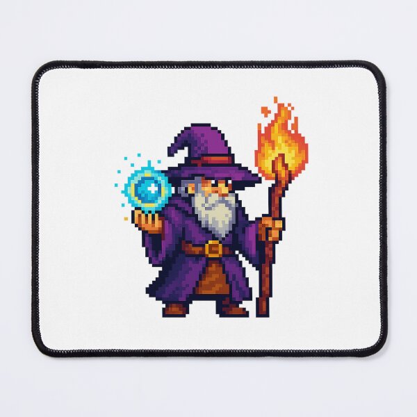 Item preview, Pixel Wizard - Retro RPG Spellcaster designed and sold by Emocean-Designs.