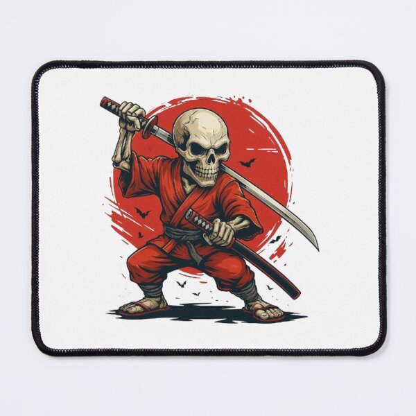 Item preview, Samurai Skull designed and sold by FLATVAC STICKER.