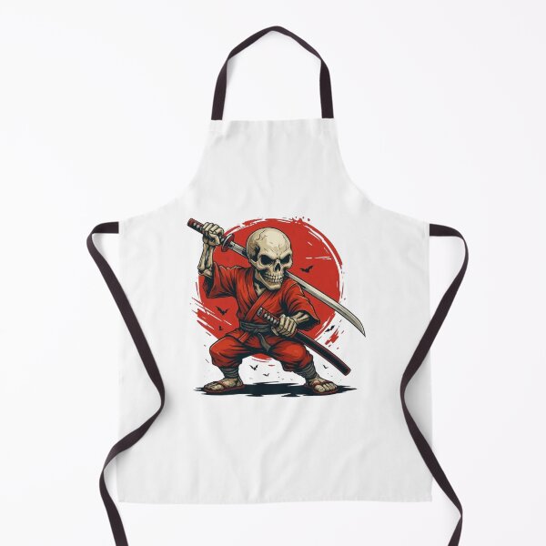 Item preview, Samurai Skull designed and sold by FLATVAC STICKER.