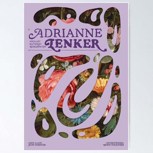 Item preview, ADRIANNE LENKER POSTER LAVENDER designed and sold by DFWB.