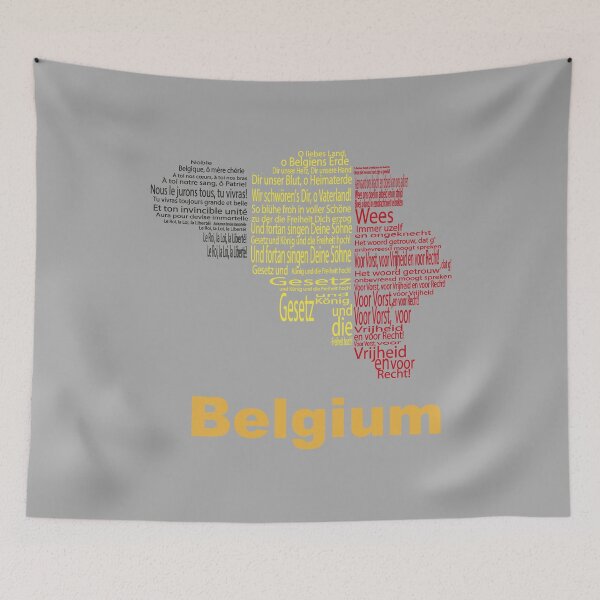 Item preview, Belgium Flag Map – Patriotic Map of Belgium with Tricolor Design designed and sold by JR78.