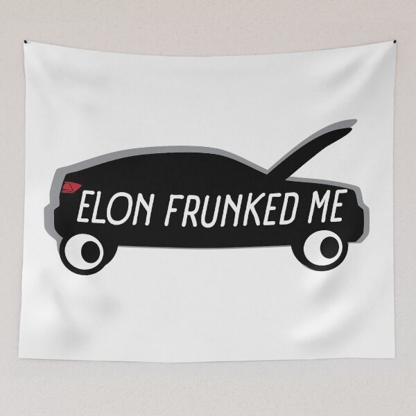 Item preview, Elon Frunked Me_Car 1a designed and sold by SpoonLitMartin.