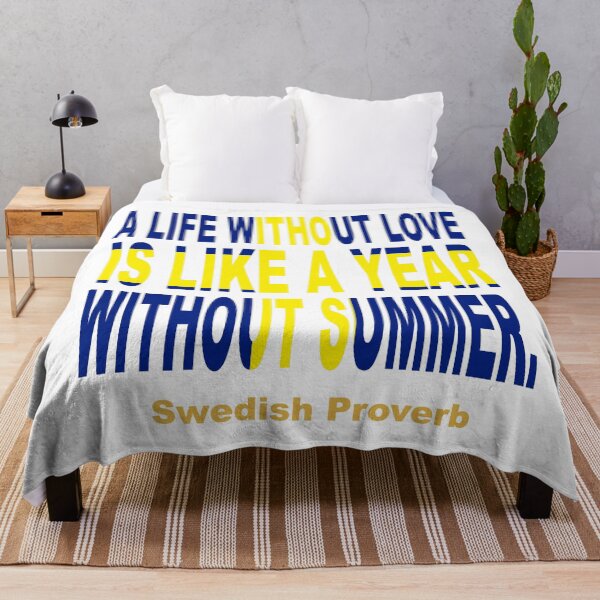 Item preview, Swedish Proverb – Inspirational Scandinavian Quote Art designed and sold by JR78.