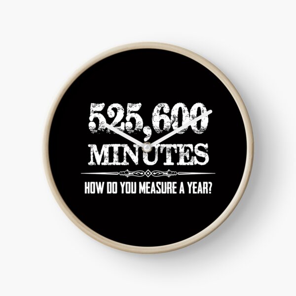 Item preview, 525600 Minutes - Measure In Love Inspirational Motivational Gear for Musical Theatre Lovers of Musicals designed and sold by merkraht.