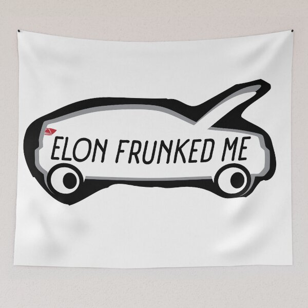 Item preview, Elon Frunked Me_Car 1b designed and sold by SpoonLitMartin.