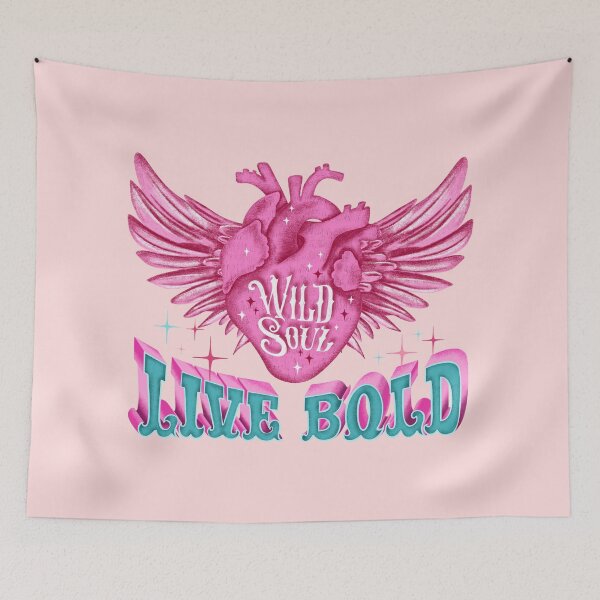 Item preview, Wild soul live bold designed and sold by pinkyfish1010.