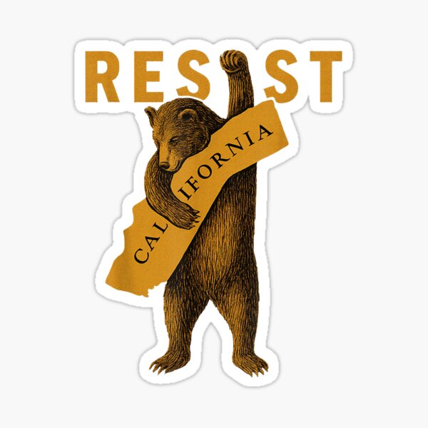 Item preview, Resist California Bear designed and sold by Lexieryf045.