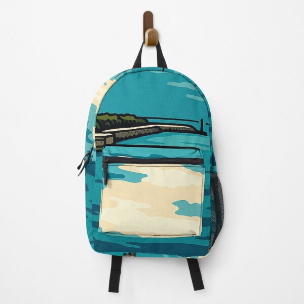 Item preview, Harbor Embrace | Gateway to Adventure – Retro Ukiyo-e Vibes designed and sold by GEEEN.