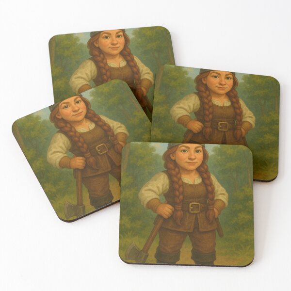 Item preview, Storybook Female Fantasy Dwarf designed and sold by My Smilie Face.