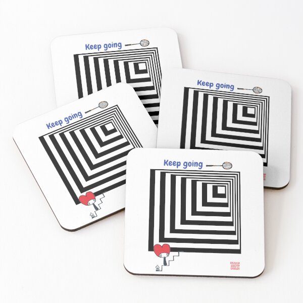Item preview, Badminton (keep going) designed and sold by Words Grow Wings.
