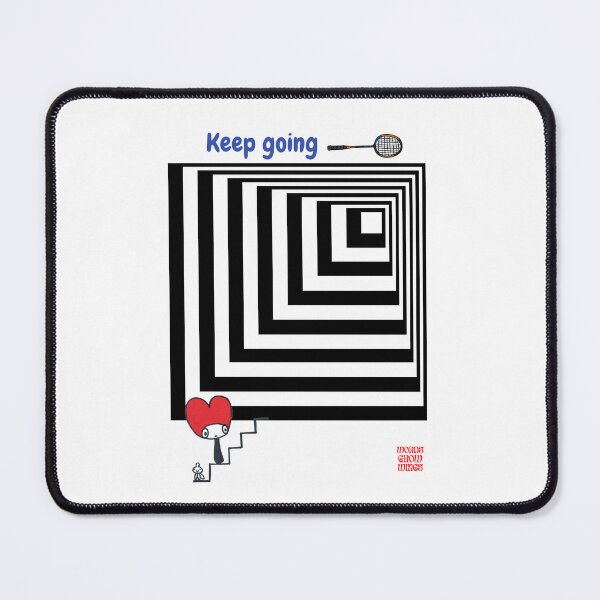 Item preview, Badminton (keep going) designed and sold by Words Grow Wings.