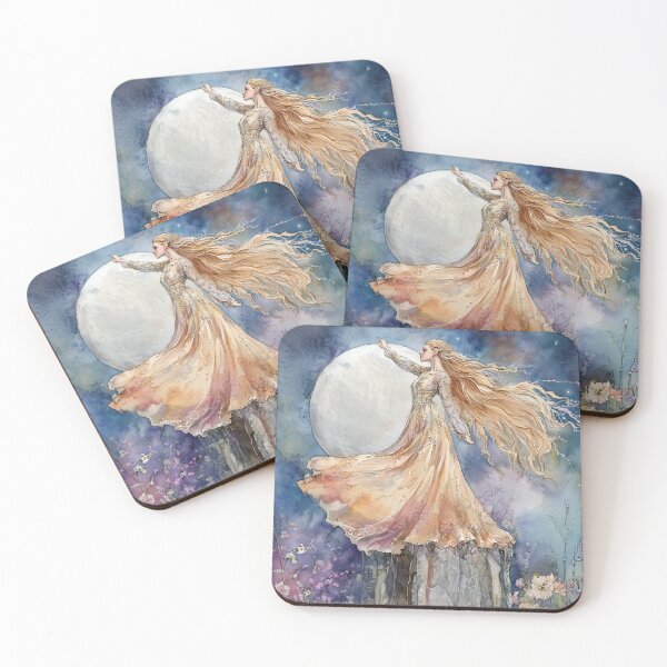 Item preview, Luna Whisper - Moonlight series designed and sold by Christina Brunton Art.