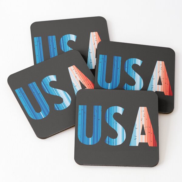 Item preview, Climate Change Stripes - USA designed and sold by Frank J. Art.