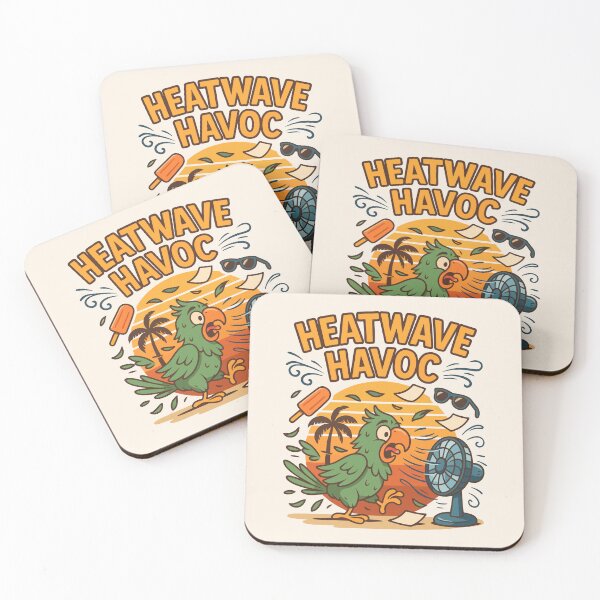 Item preview, Heatwave Havoc – Parrot vs. Summer Mayhem designed and sold by WildlifeInc.