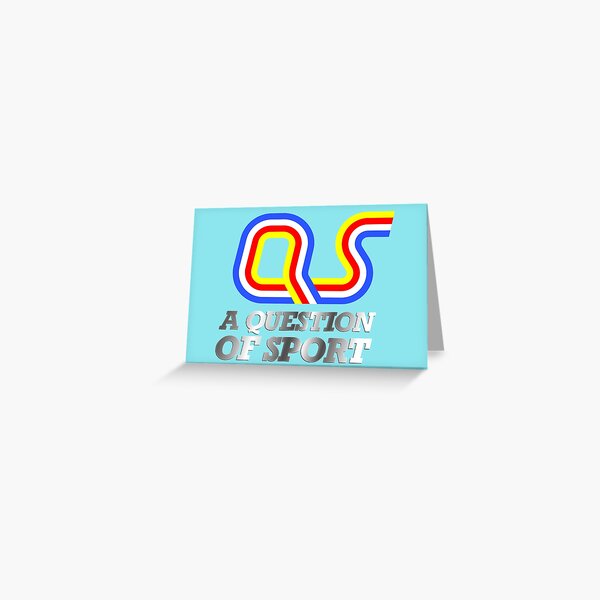 NDVH A Question of Sport Greeting Card