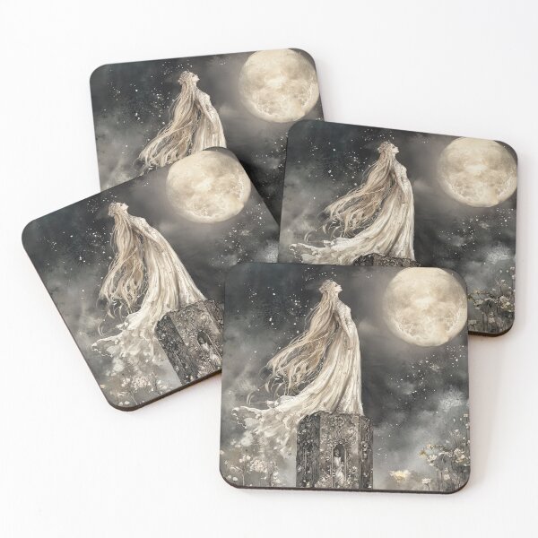 Item preview, Ivory Reverie - Moonlight series designed and sold by Christina Brunton Art.
