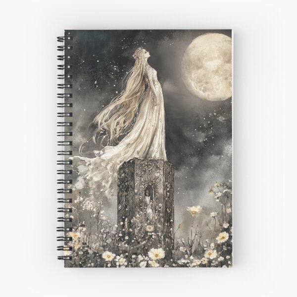 Item preview, Ivory Reverie - Moonlight series designed and sold by Christina Brunton Art.