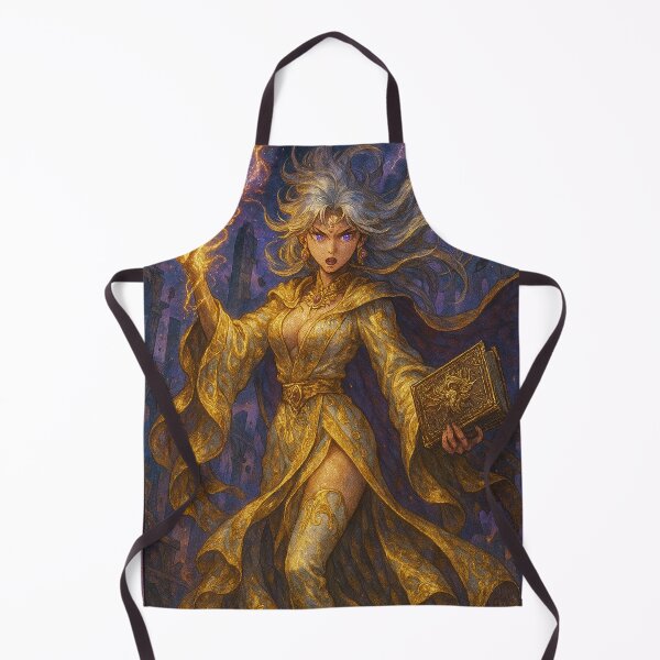 Item preview, Golden Sorceress Magical Power. Collectible card designed and sold by JonelleTshirts.
