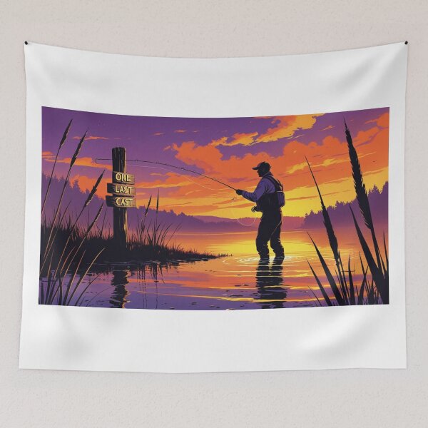 Item preview, Awesome Fly Fishing Gift - One Last Cast designed and sold by Galvanized.
