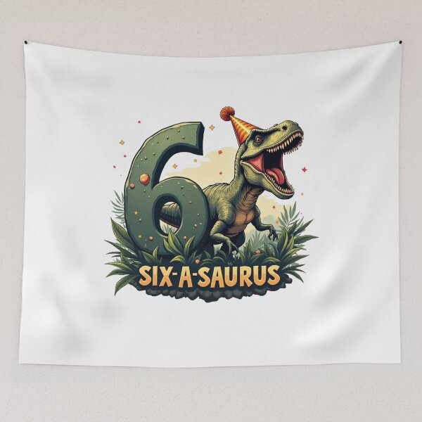 Item preview, Six-A-Saurus designed and sold by PerkzPrints.