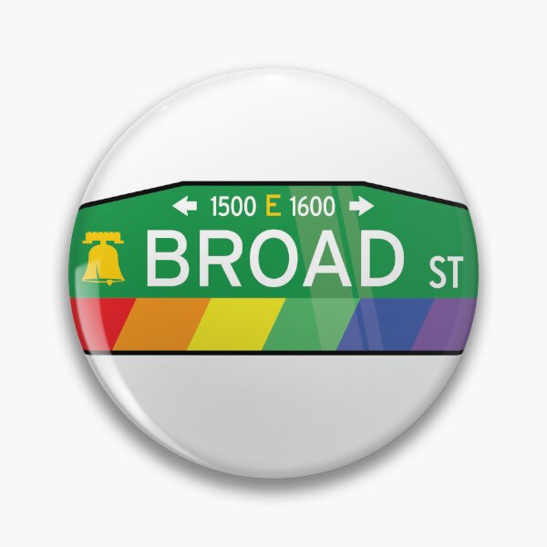 Item preview, Philadelphia Broad St. Pride Street Sign designed and sold by rtsmryan.