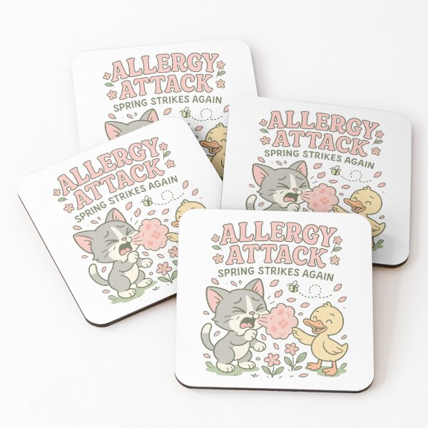Item preview, Allergy Attack – Springtime Sneezes Unleashed designed and sold by WildlifeInc.