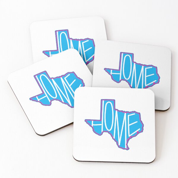 Item preview, Texas is Home (Blue & Pink) designed and sold by Jessica Kirsh.