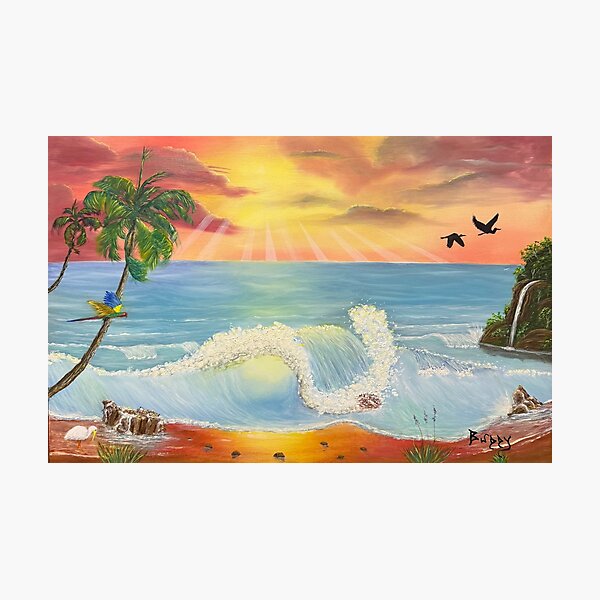 Aperçu de l'œuvre Lune de miel à Hawaï créée et vendue par buddysartwork55.