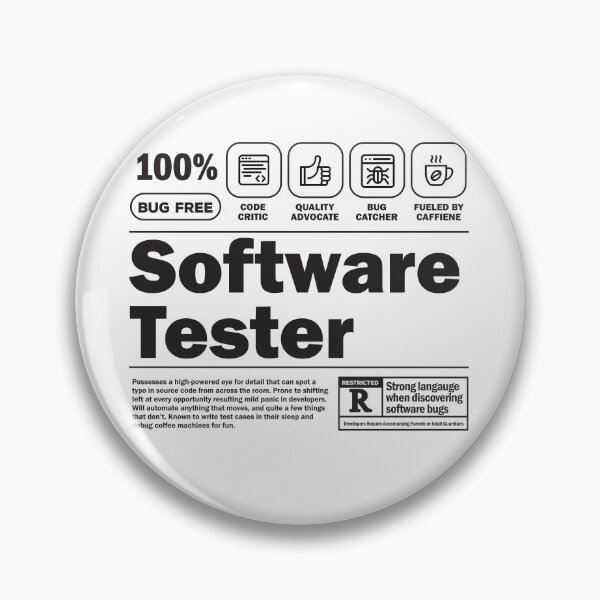Item preview, Funny Job Description Label - Software Tester designed and sold by softwaretesting.