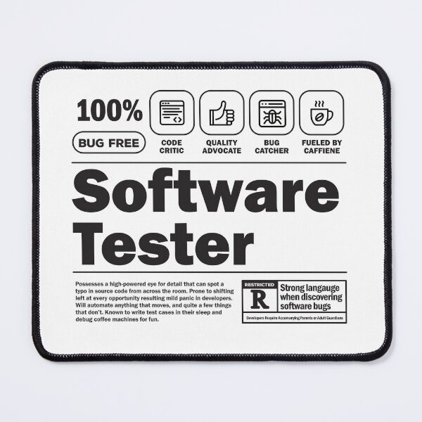 Item preview, Funny Job Description Label - Software Tester designed and sold by softwaretesting.