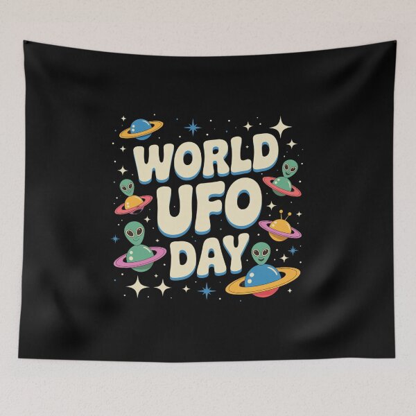 Item preview, World UFO Day - All The Neighbors designed and sold by Peter Stawicki.