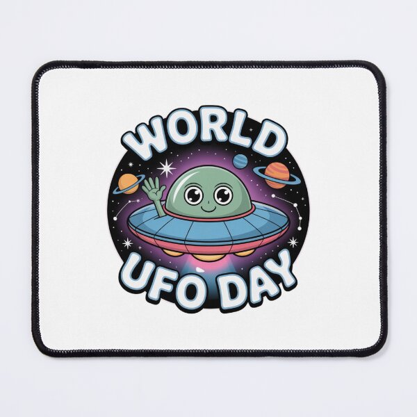 Item preview, World UFO Day Waving designed and sold by Peter Stawicki.