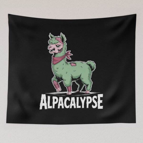 Item preview, Alpacalypse - Funny Alpaca Zombie Halloween designed and sold by MAKOPOKOShop.
