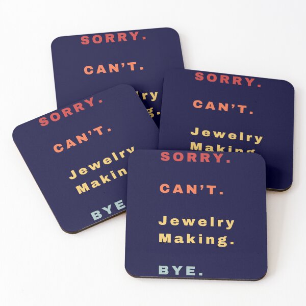 Item preview, Sorry Cant Jewelry Making Bye - Funny Retro Jewelry Making Lover Saying designed and sold by Wiss2Arts.