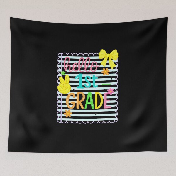 Item preview, Hello 1st Grade Teacher Girls Kid Preppy Back To School 2025 designed and sold by diyoor.