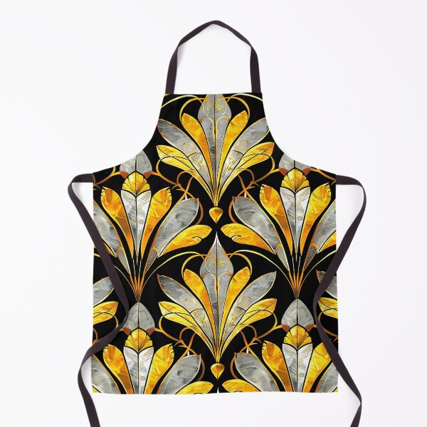 Item preview, Golden And Silvery Hues Art Deco Luxurious Pattern designed and sold by DEC02.